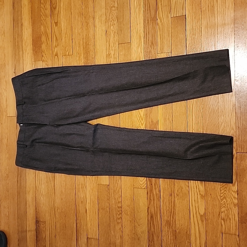 Bonobos slim fit dress pants 33x30 in brown hearingbone